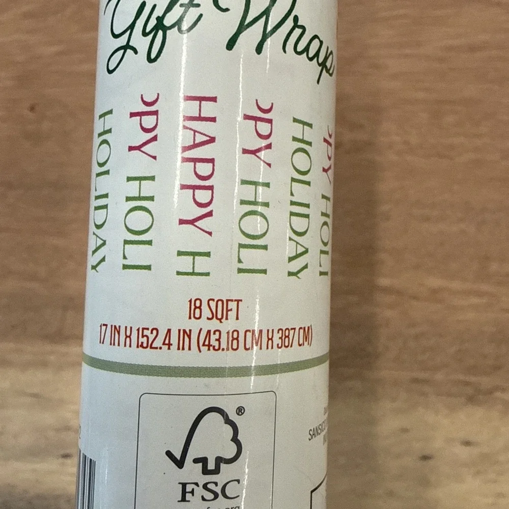 Happy Holidays Wrapping Paper 17